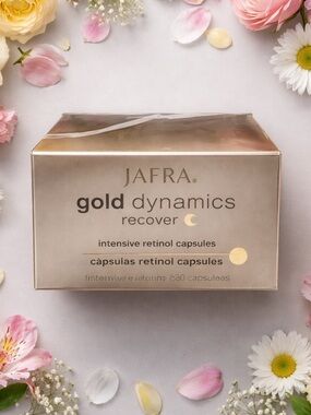 JAFRA Gold Dynamics Recover Intensive Retinol Capsules - Metallic Gold